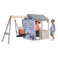 Casuta de Joaca 2 in 1 cu leagan tip Cuib Savannah Play KidKraft Casuta de Joaca 2 in 1 cu leagan tip Cuib Savannah Play KidKraft